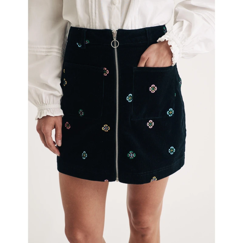 Image of Nobodys Child Womens Dalston Tailored Mini Skirt Multi female 4 (3XS)