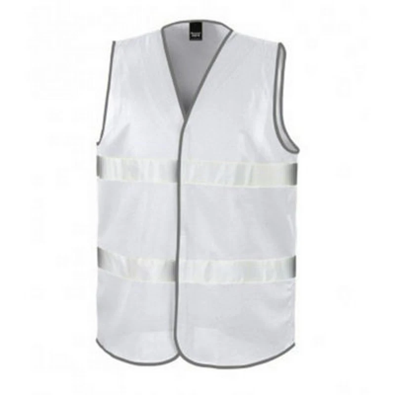 Image of Result Result Core Enhanced Vis Vest in White Size: large White L Unisex 5059444582561