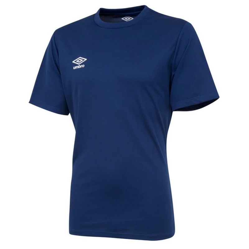 Image of Umbro Umbro Men Club Short-Sleeved Jersey in Navy Size: Small Navy S Male 5063107687500