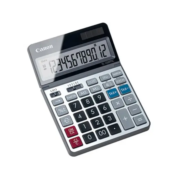 Image of Canon TS-1200TSC 12 Digit Desktop Calculator Multicoloured 2468C002