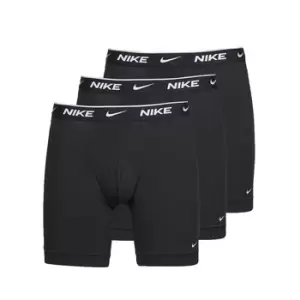 Image of Nike EVERYDAY COTTON STRTCH X3 mens Boxer shorts in Black - Sizes EU S,EU XS