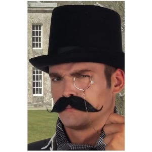 Image of Thick Moustache One Size (Black)