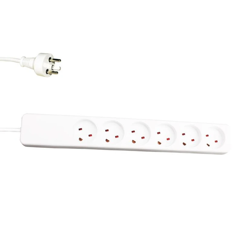 Image of Garbot 24155124-3EE power extension 3m 6 AC outlet(s) Indoor White
