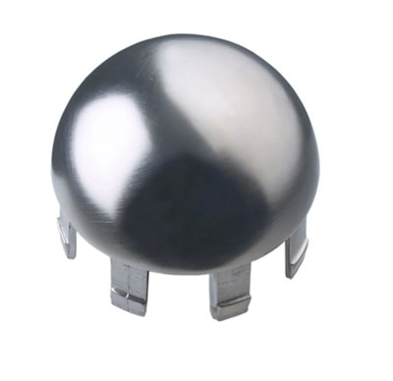 Image of Rothley Polished Handrail Domed Cap, Pack Of 2