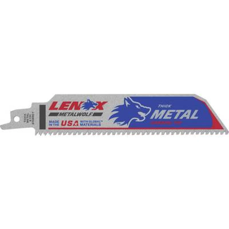 Image of Lenox Lazer CT Carbide Tipped Reciprocating Sabre Saw Blades 2014220 Length: 150mm