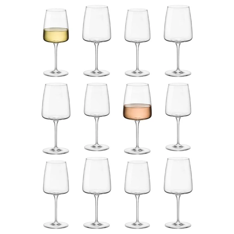 Image of Bormioli Rocco 12pc Nexo Wine Glass Set in Clear Clear Unisex