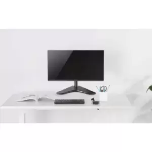 Image of VonHaus Single Monitor Mount and Stand, black