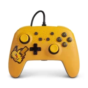 Image of PowerA Pixel Pikachu Wired Nintendo Switch Controller