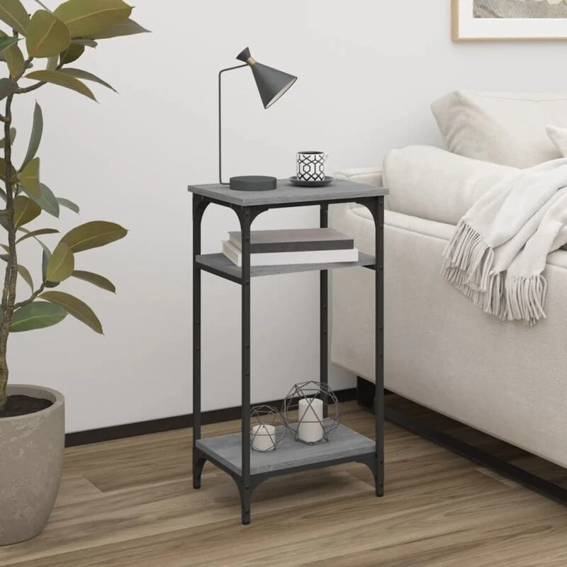 Image of VIDAXL Side Table Grey Sonoma 40x30x75cm Engineered Wood Vidaxl 8720845718305