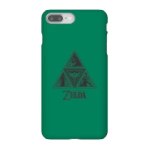 Image of Nintendo The Legend Of Zelda Triforce Phone Case - iPhone 8 Plus - Snap Case - Matte