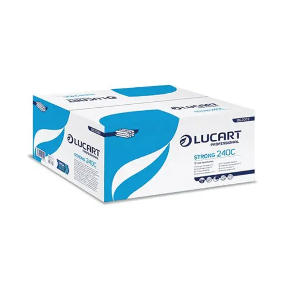 Image of Unbranded 2-Ply White C-Fold Hand Towels 15x160 sheets (Pack of 2400) HTW240C HTW240C