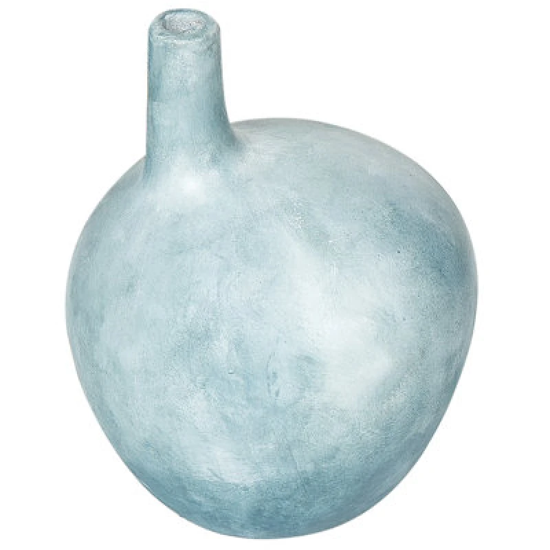 Image of Beliani Decorative Vase Bentong Ceramic 26cm Light Blue