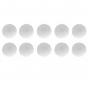 Image of Wickes Door Knob - White Plastic 34mm Pack of 10