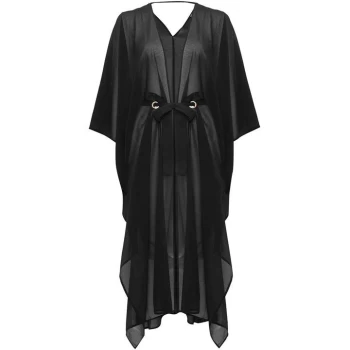 Image of Biba Chiffon Kaftan - Black
