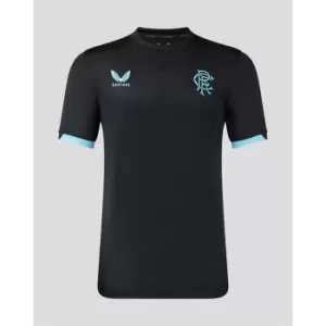 Image of Castore Rangers Travel T-Shirt 2023 2024 Adults - Black