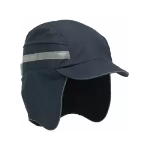 Image of 3M - 3M FIRST BASE 3 WINTER CAP NVY RP REDUCED PEAK (2021200) - Navy Blue - Navy Blue
