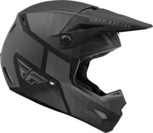 Image of Fly Racing Kinetic Drift Motocross Helmet, black-grey, Size S, black-grey, Size S
