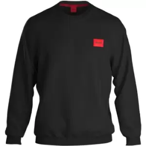 Image of Hugo Spliced Logo Sweatshirt - Black