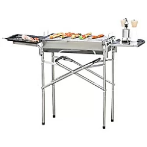 Image of Outsunny BBQ Grill 01-0571 Steel Silver