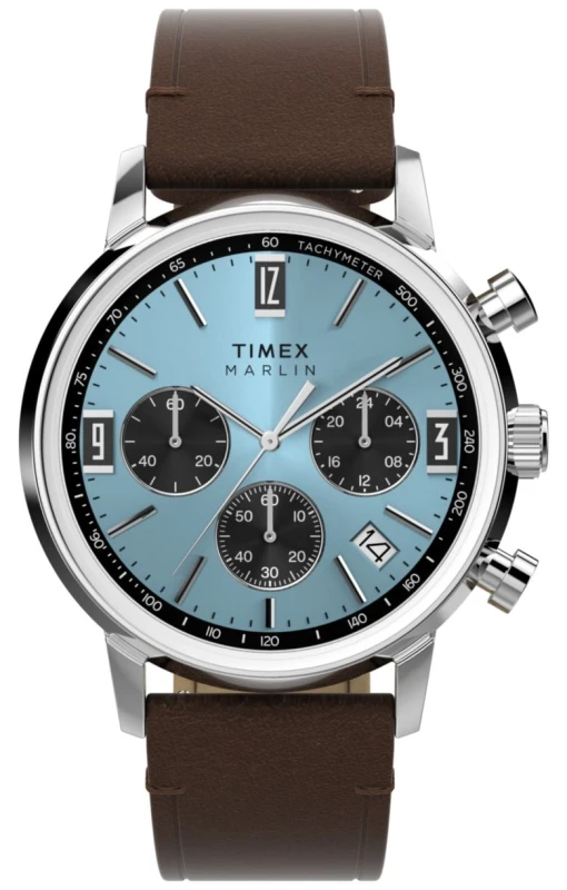 Image of Timex TW2Y66600 Marlin Chronograph Tachymeter (40mm) Ice Watch