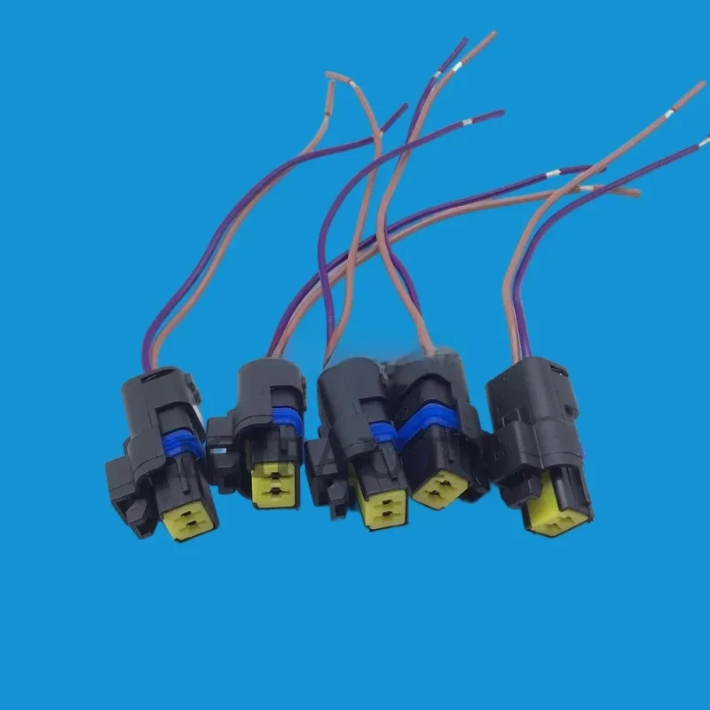 Image of 5 x Connector of Crankshaft Position Sensor for Peugeot Expert Ranch Citroen Berlingo C4 C5 C6 C8 Jumpy Xsara 9640627780