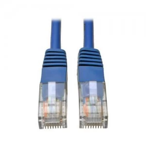 Image of Tripp Lite Cat5e 350 Mhz Molded Utp Ethernet Patch Cable Rj45 Blue