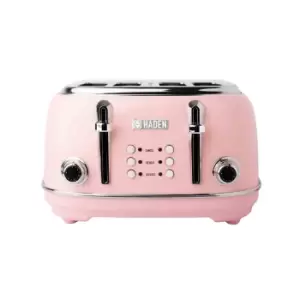 Image of Haden Heritage 4 Slice Toaster 203953 in English Rose