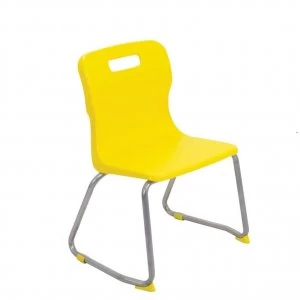 Image of TC Office Titan Skid Base Chair Size 3, Yellow