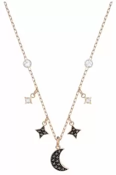 Image of Swarovski 5429737 Symbolic Rose-Gold Plated Black Moon Jewellery