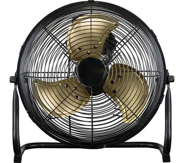 Image of Russell Hobbs RHGF1221BG 12" Turbo Fan - Gold & Black, Gold,Black 5056233982991