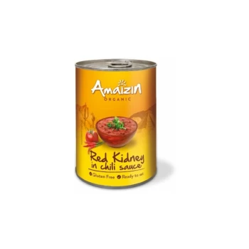 Image of Red Kidney Beans In Chilli Sauce - 400g x 6 - 87168 - Amaizin