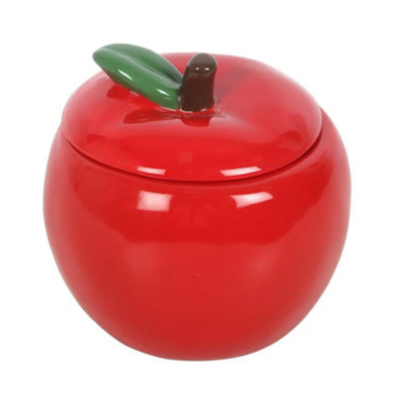 Image of Something Different Something Different Apple Candle Jar in Red Red One Size Unisex 5063750807027