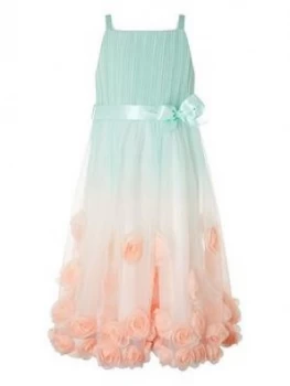 Image of Monsoon Girls Sienna 3D Roses Dress - Multi