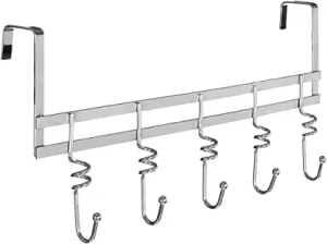 Image of Premier Housewares 5 Hook Over The Door Hanger - Hearts