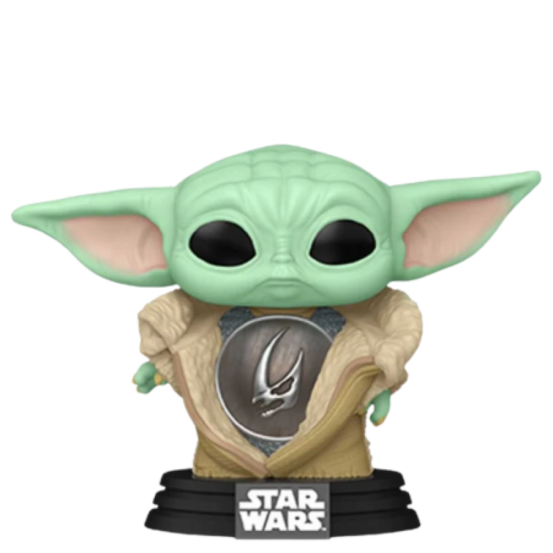 Image of Funko Pop Star Wars Grogu with Armor Figure FUNKO-80004
