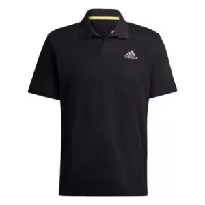 Image of adidas Clubhouse 3-Bar Tennis Polo Shirt Mens - Black