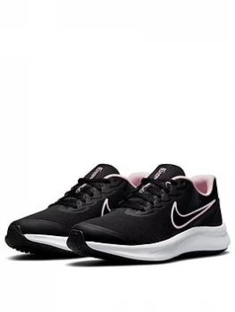 Image of Nike Star Runner 3 Junior Trainer - Black, Size 5