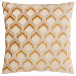Image of Ledbury Cushion Gold / 45 x 45cm / Polyester Filled