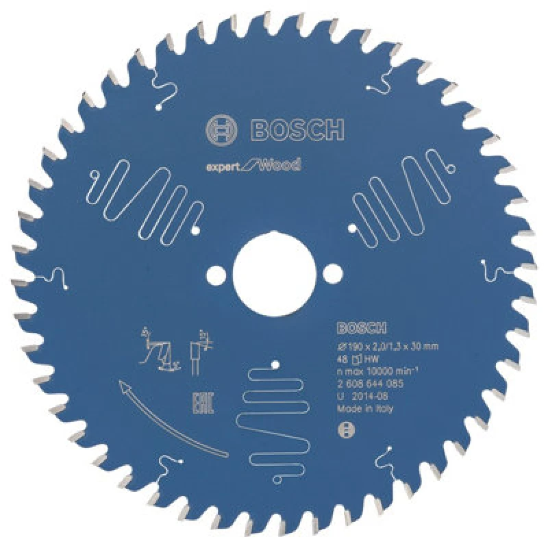 Image of Bosch Professional Circular Saw Blade Expert For Wood - 190 X 30 X 2.0 mm, 48 Teeth