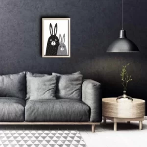 Image of KCT-060 Multicolor Decorative Framed MDF Painting