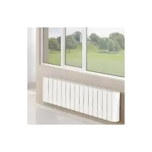 Image of TCP Smart WiFi Electric Oil Filled Conservatory Radiator White 1300x420mm 1500w - White
