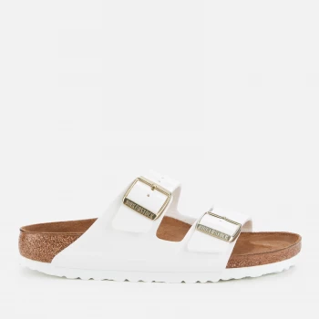Image of Birkenstock Womens Patent Arizona Double Strap Sandals - White - EU 36/UK 3.5