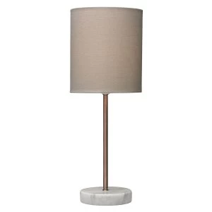 Image of Village At Home Bianco Table Lamp - Copper