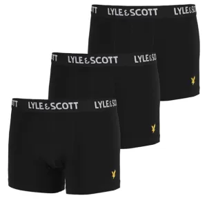 Image of Lyle & Scott Boys 3 Pack Boxer Set - Black