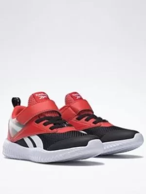Image of Reebok Flexagon Energy 3 Shoes, Black/Red, Size 1.5 Older