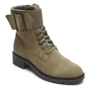 Image of Rockport Ryleigh Lace Boot Forest Suede - Green