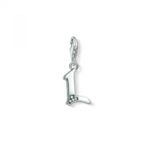 Image of Ladies Thomas Sabo Sterling Silver Charm Club Letter L Charm