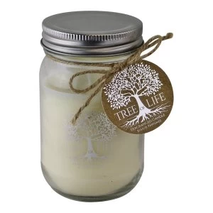 Image of Tree Of Life Fragranced Candle In Glass Jar With Lid