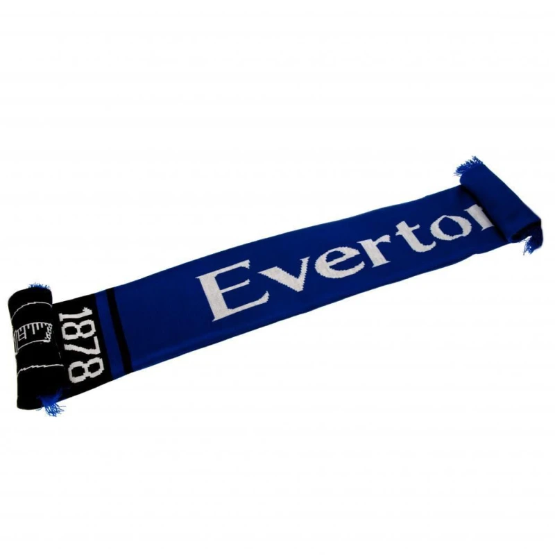 Image of Everton FC Mens Nero Scarf in Royal Royal Male One Size