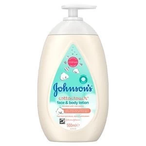 Image of Johnsons Baby Cottontouch Face & Body Lotion 500ml
